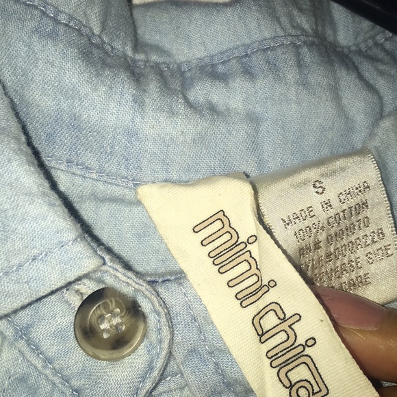 Denim button down dress - Picture 3 of 5